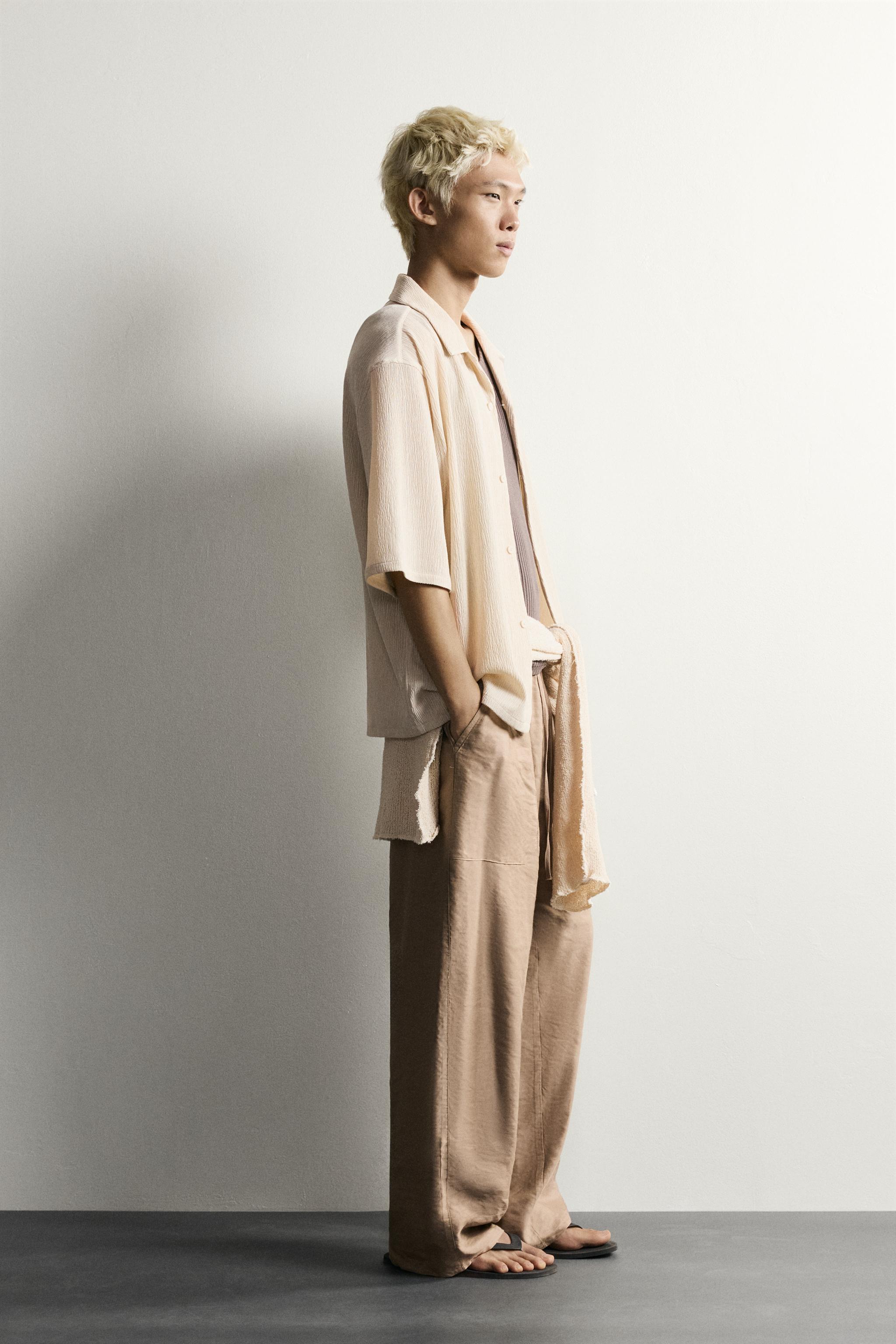 CHEMISE RELAXED FIT À RELIEF